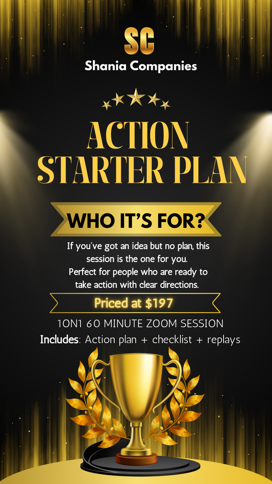 Action Starter Plan – Turn Your Idea Into a Plan