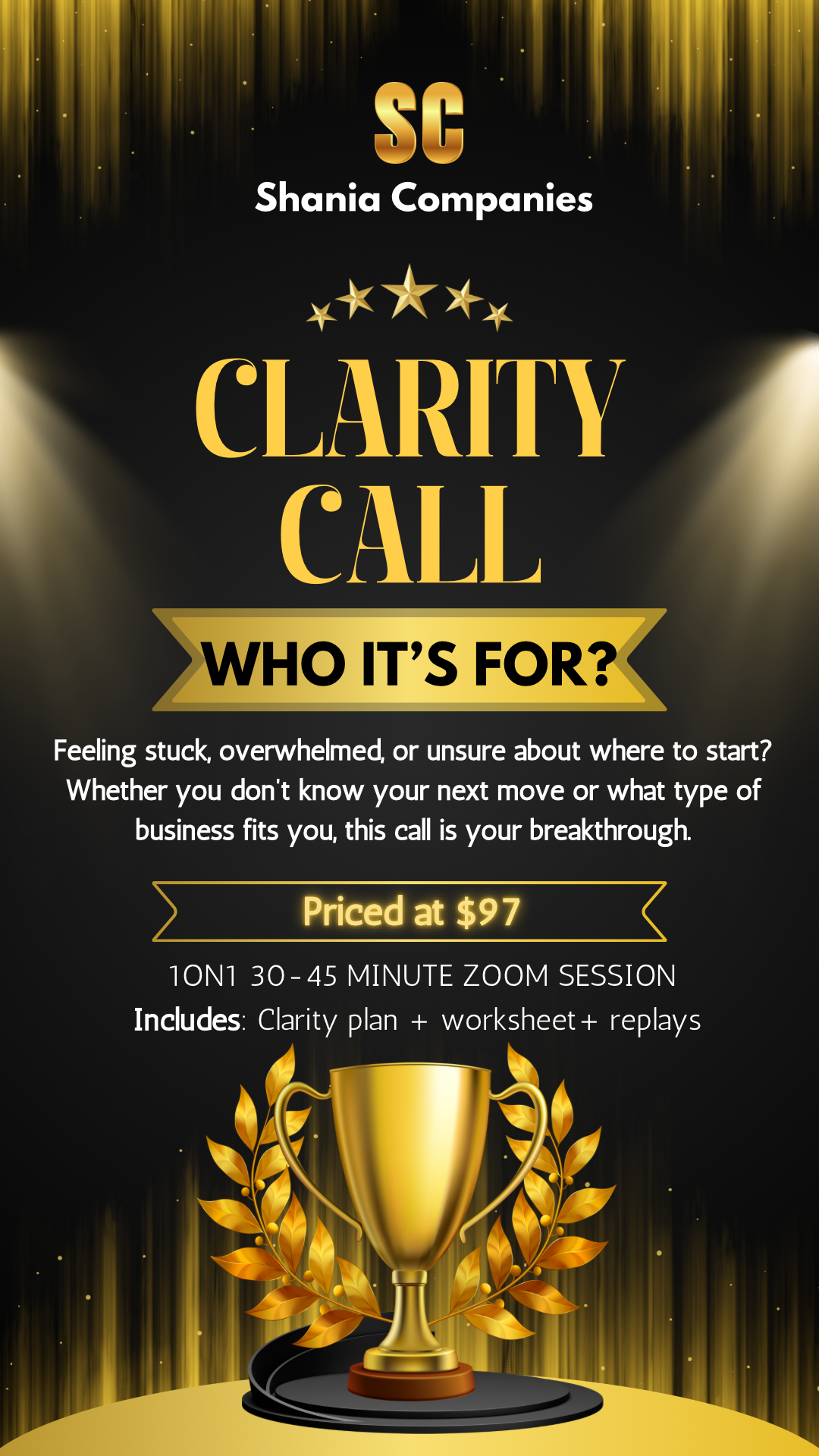 Clarity Call - Get Clear On Your Next Move
